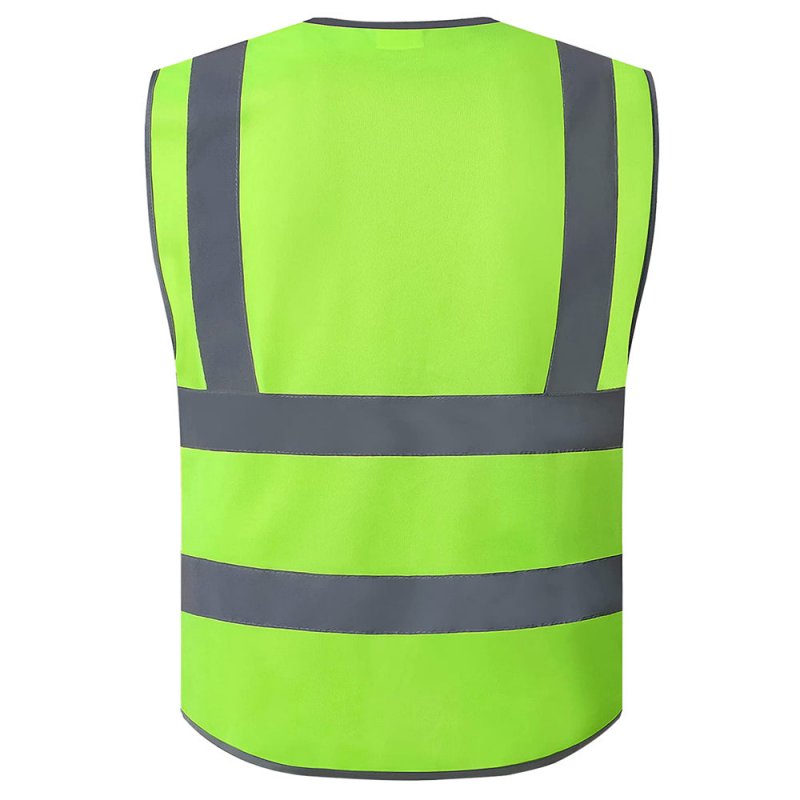 WMS High Visibility Reflective Safety Vest with Pockets