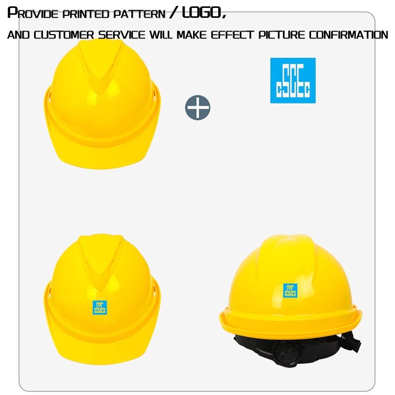 National Standard V-Shaped Helmet - Imported ABS (With Ventilation Hol