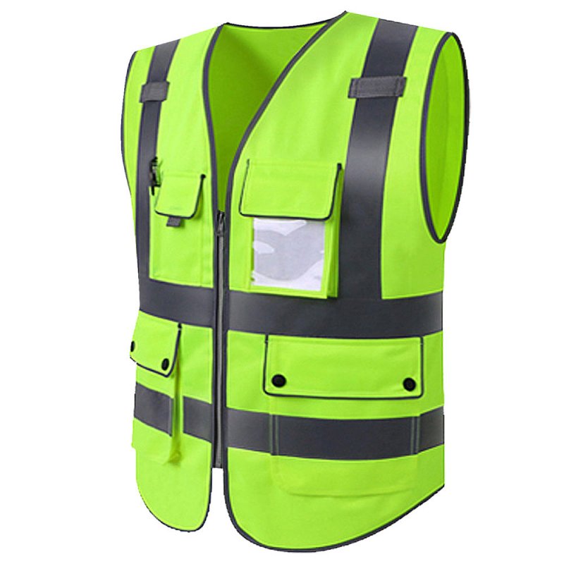 WMS High Visibility Reflective Safety Vest with Pockets
