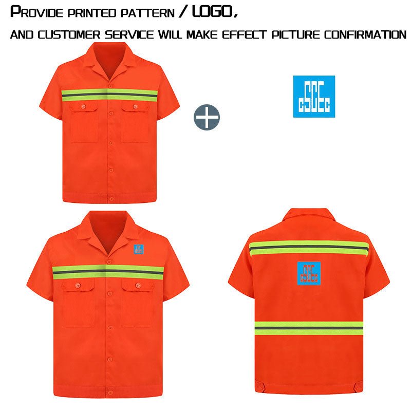 Short-sleeved suit-polyester cotton fine twill