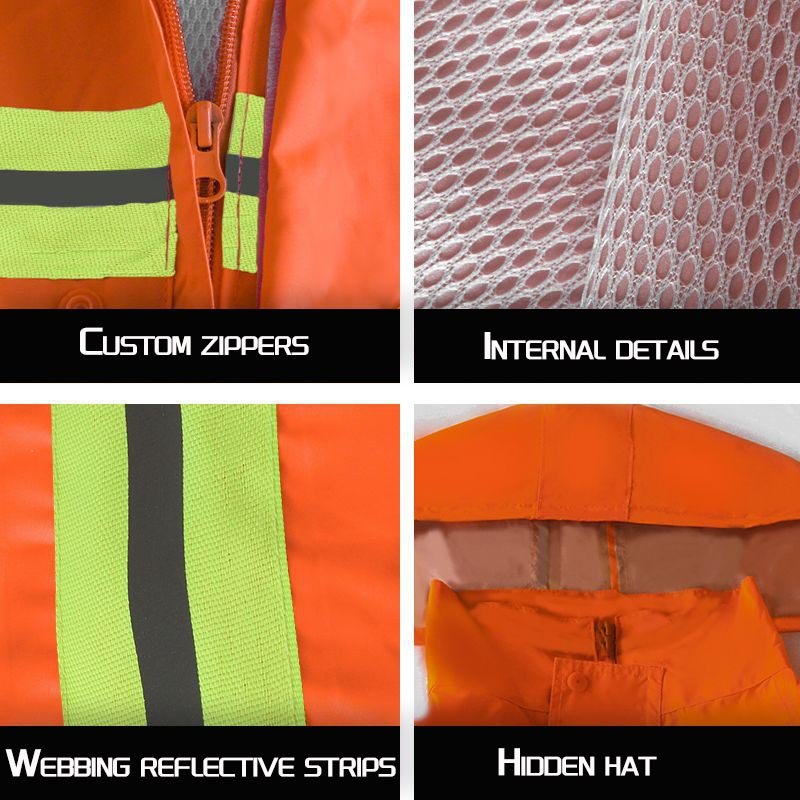 Raincoat Suit - Oxford Cloth Double Layer (PVC Waterproof Coating)