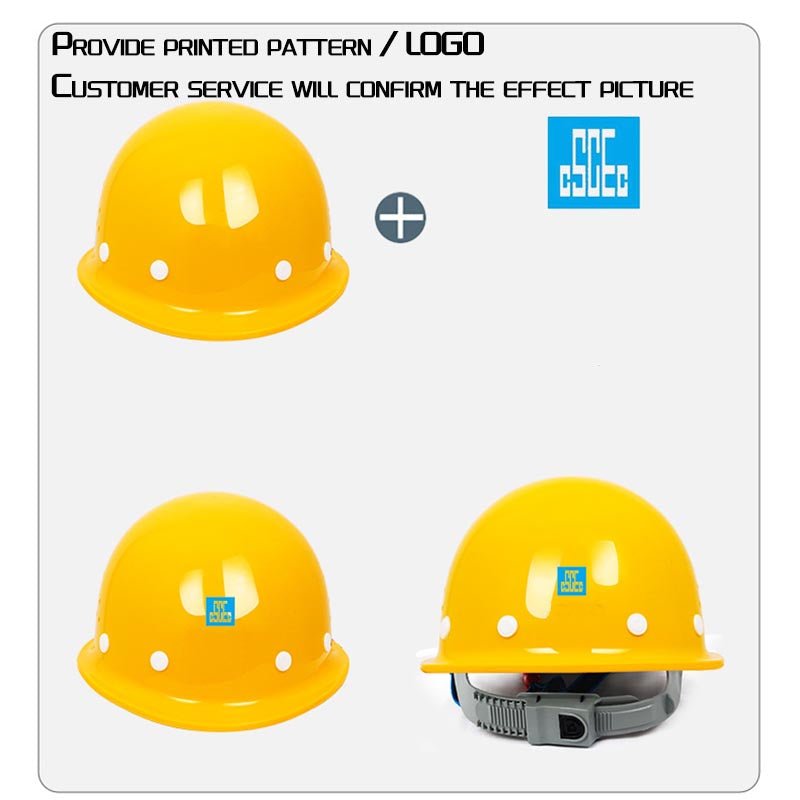 National Standard Round Helmet - HDPE (With Ventilation Holes)