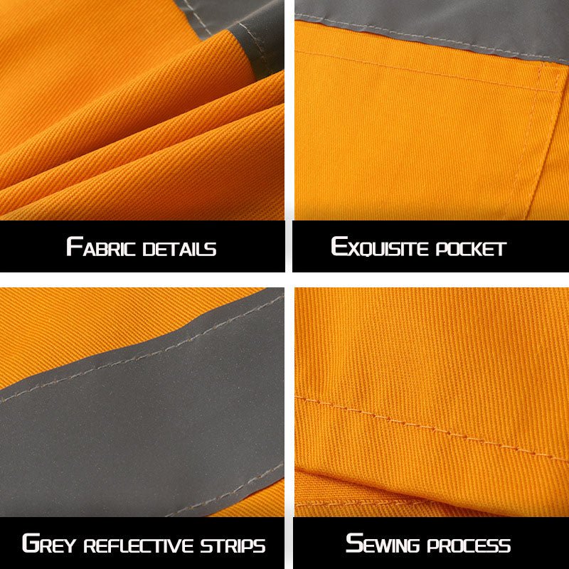 Sanitation vest-polyester-cotton railway vest