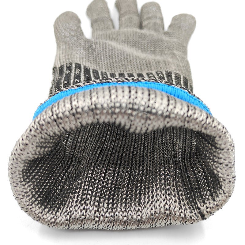 Long stainless steel cut resistant gloves