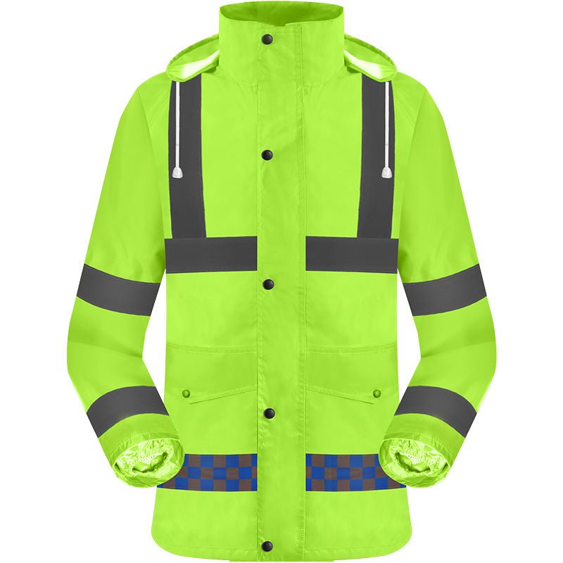 Raincoat Set - Oxford Cloth Double Shoulder and Double Waist Design (P