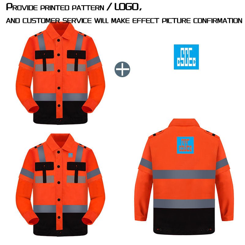 Long-sleeved suit-new polyester-cotton
