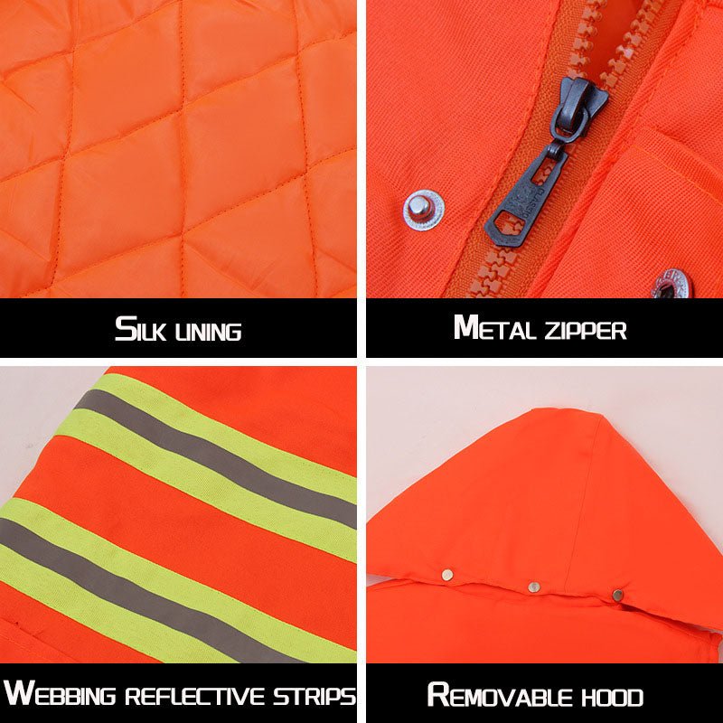 Cotton Vest - Workwear Fabric (Detachable Hood)
