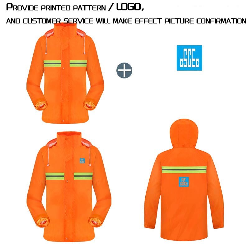 Raincoat Suit - Oxford Cloth Double Layer (PVC Waterproof Coating)