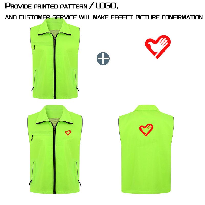 Composite fabric vest (with mesh inside)