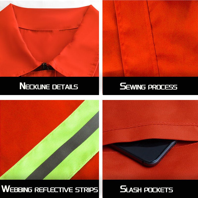 Long-sleeved suit-polyester cotton thick twill