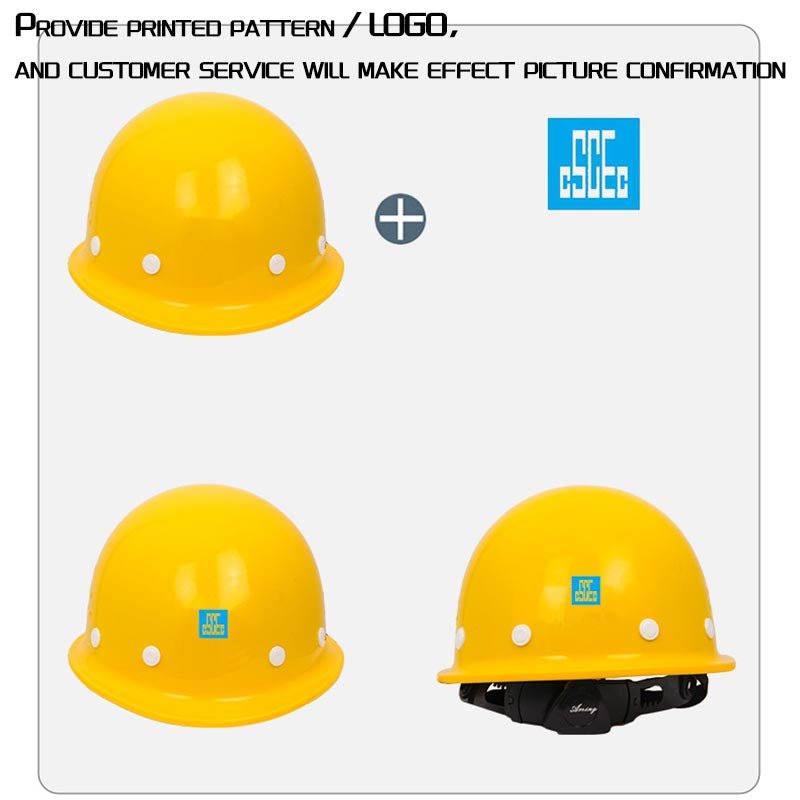National Standard Round Helmet - Fiberglass (Steel Nails)