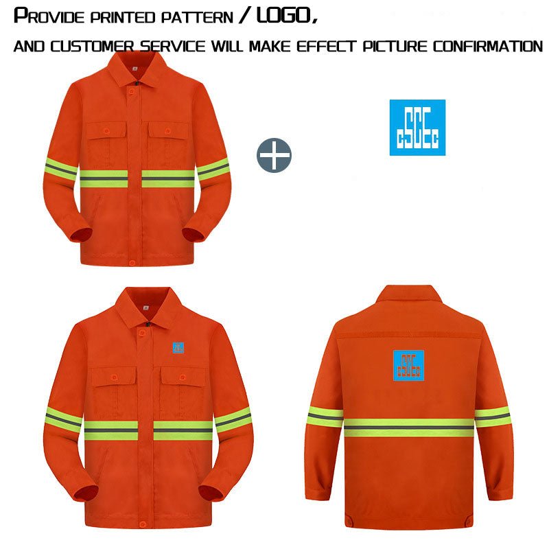 Long-sleeved suit-polyester cotton thick twill