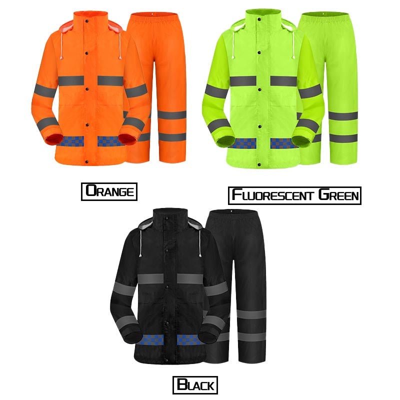 Oxford Cloth Suit with PVC Rain Layer