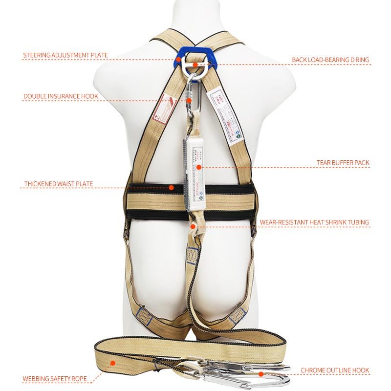 Aramid Flame-Retardant European Safety Harness