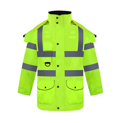 300D Oxford Cloth with PU Waterproof Layer Jacket (Reversible Design)